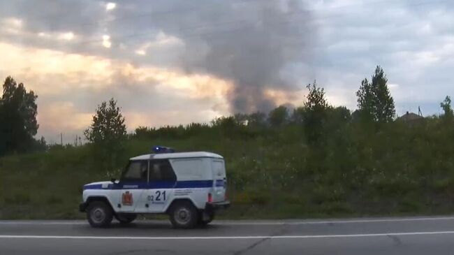 На территории воинской части в Красноярском крае произошел взрыв