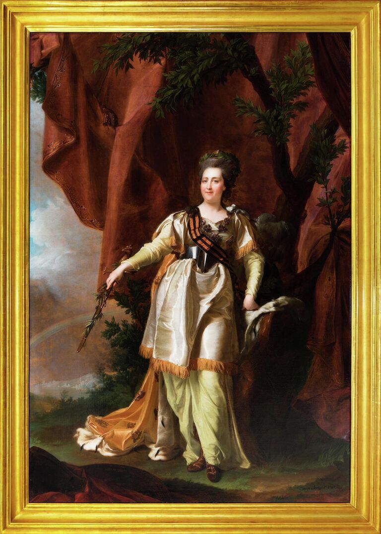 Портрет Екатерины II кисти русского живописца Дмитрия Левицкого