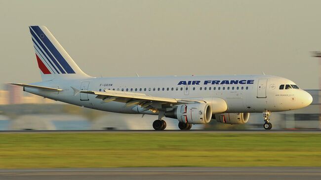 Самолет Airbus A319 авиакомпания Air France 