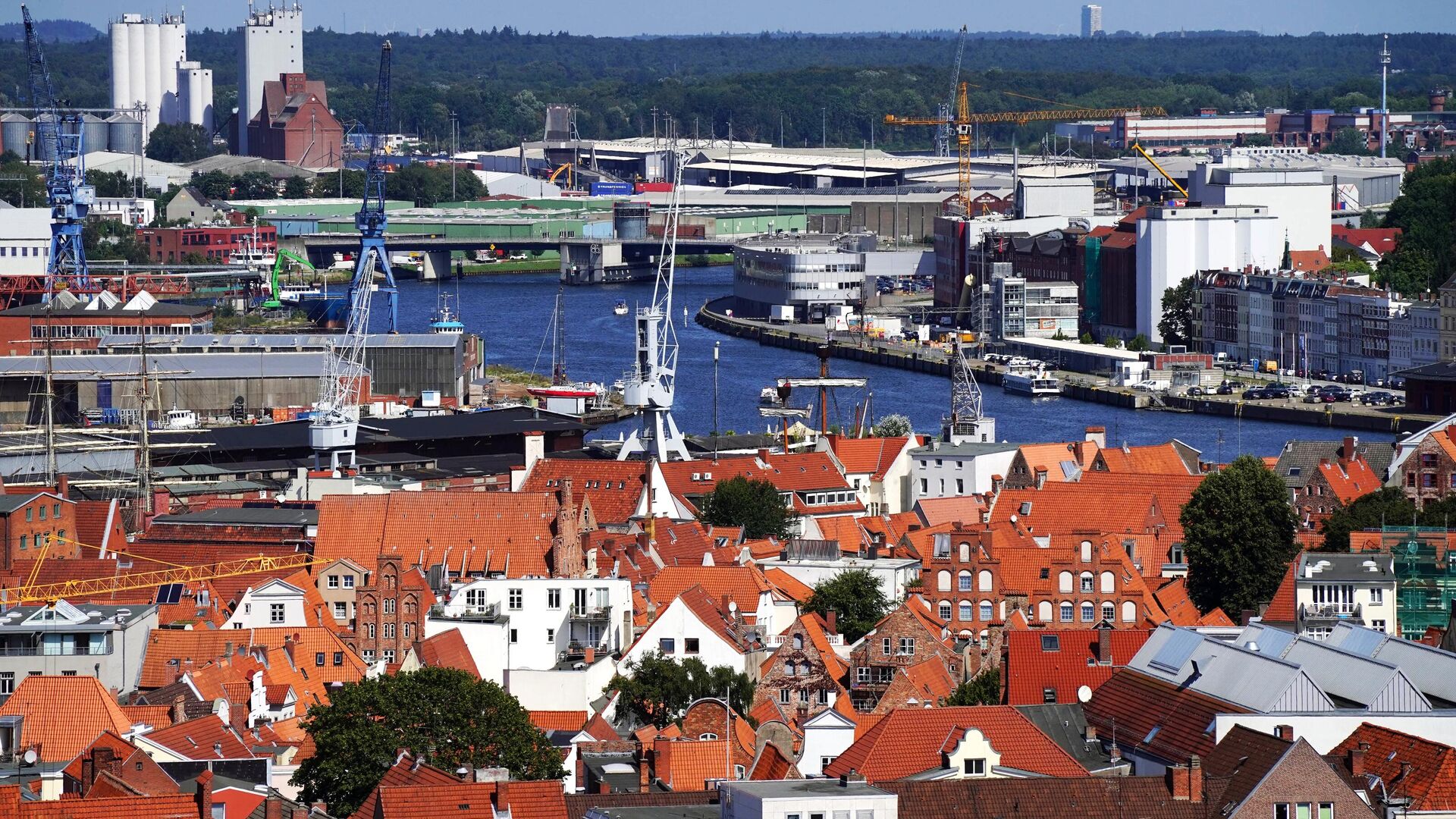 Вид на город Любек с верхней точки - РИА Новости, 1920, 28.11.2021