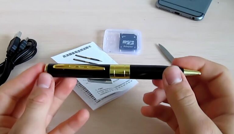 Ручка со встроенной видеокамерой