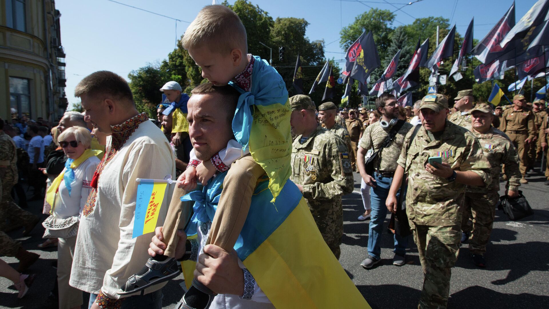 Празднование Дня независимости Украины - РИА Новости, 1920, 11.08.2021