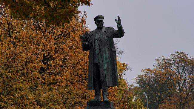 Памятник маршалу Коневу в Праге