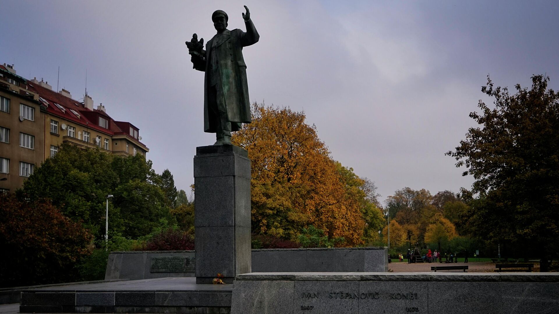 Памятник маршалу Коневу в Праге - РИА Новости, 1920, 20.05.2024