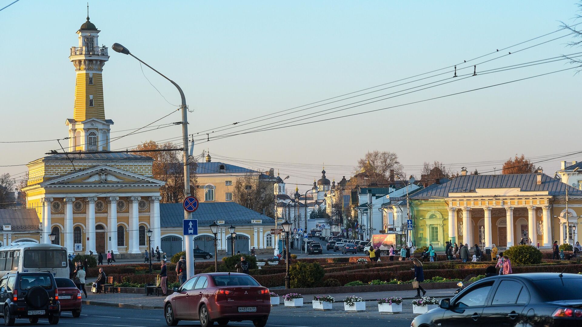 Сусанинская площадь в Костроме - РИА Новости, 1920, 20.10.2020