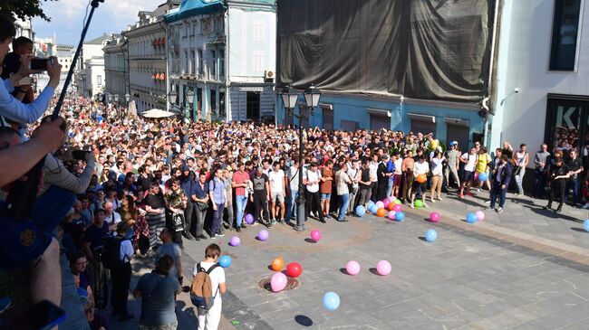 Несогласованная акция в Москве. 27 июля 2019