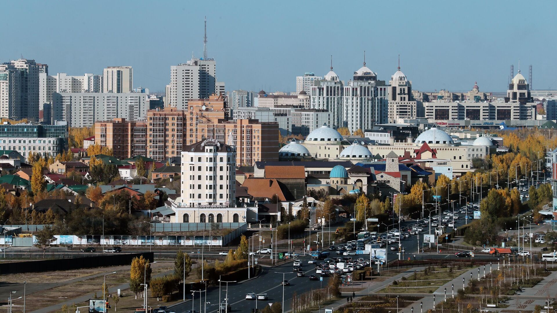 Проспект Туран в Нур-Султане - РИА Новости, 1920, 06.02.2023