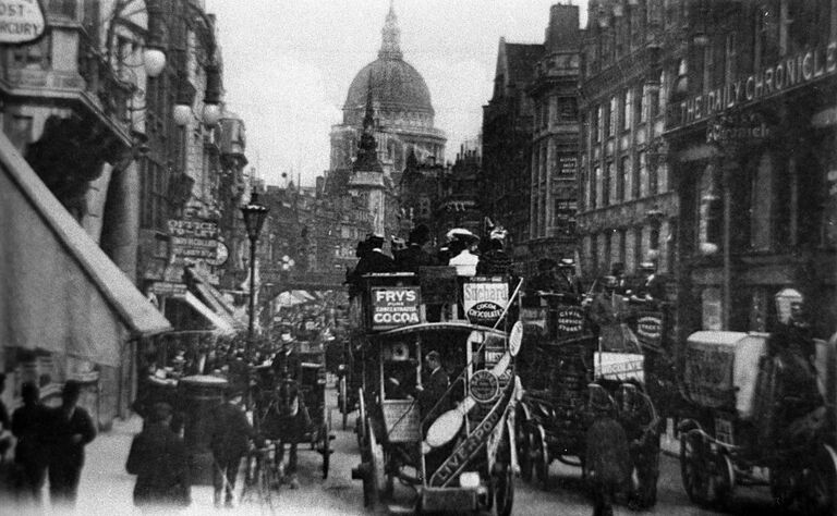 Из собрания английских почтовых открыток - Лондон. Конец 19 века