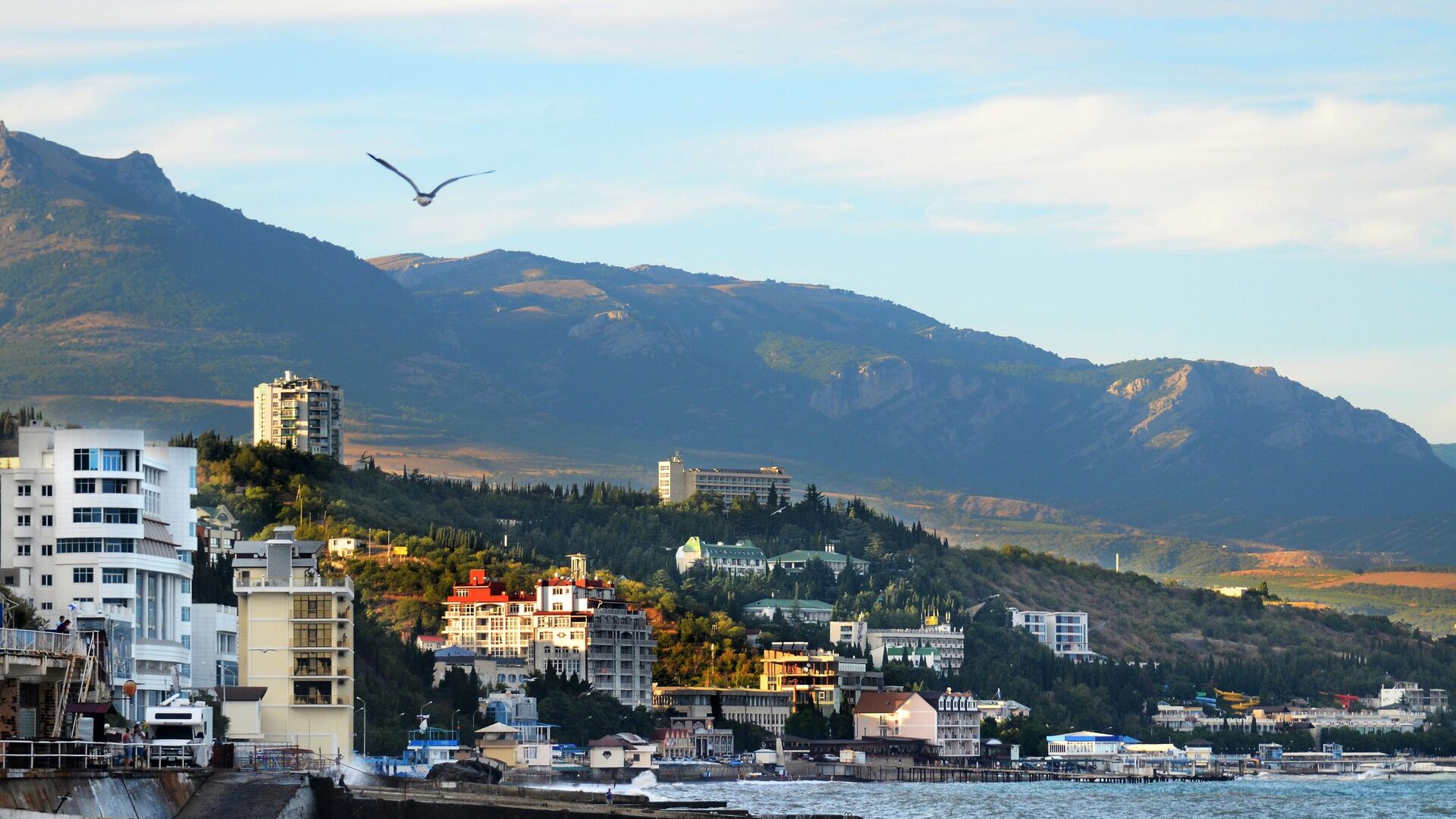 Вид на район Профессорский уголок города Алушта  - РИА Новости, 1920, 15.03.2021