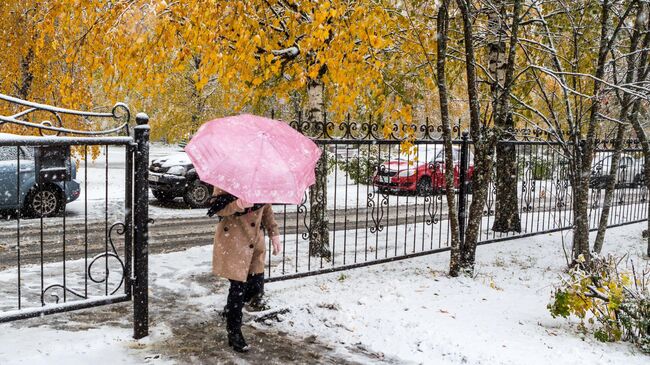 Снег в Петрозаводске