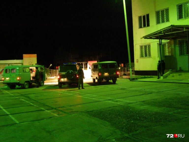 На месте стрельбы в воинской части в Забайкальском крае.