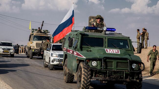 Российская военная полиция на северо-востоке Сирии