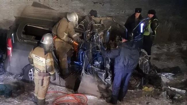 ДТП с микроавтобусом в Оренбургской области