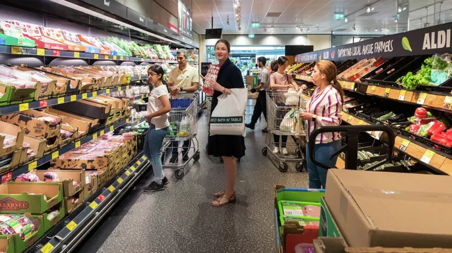 Супермаркет ALDI в Глен Уэверли