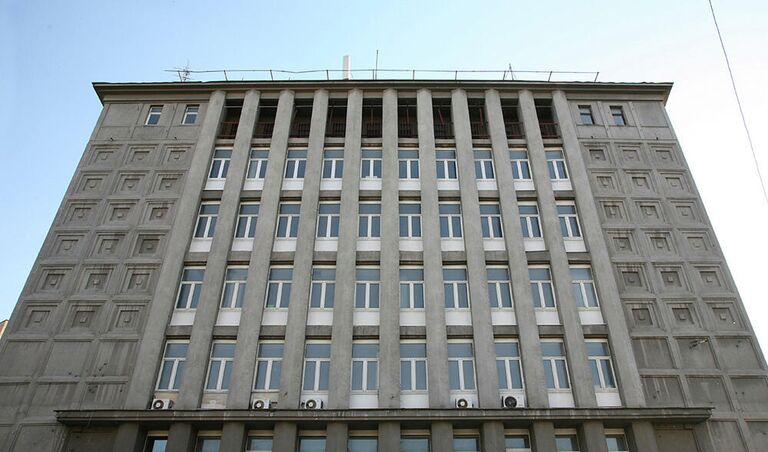 Телефонная станция Фрунзенского района в Москве, арх. К.И.Соломонов, 1934 г.