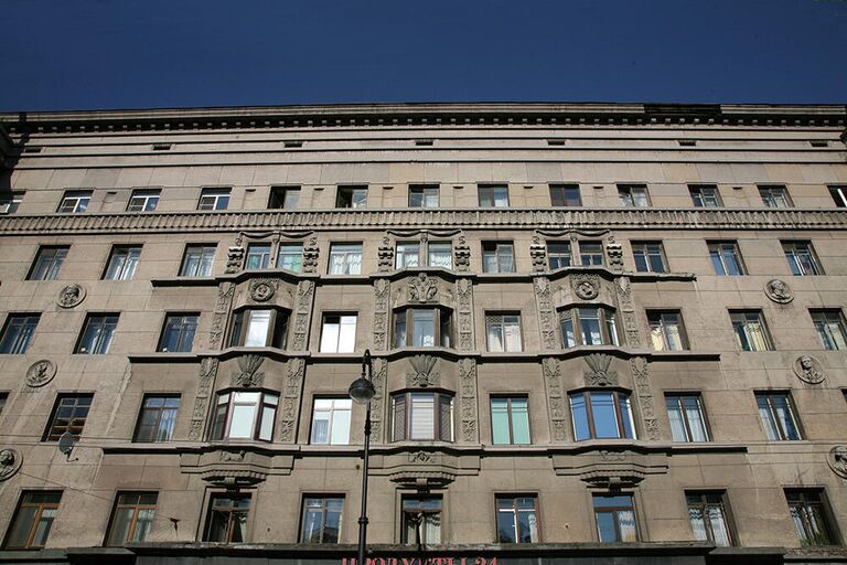 Жилой дом ВИЭМ (Санкт-Петербург), арх. Н.Е. Лансере, 1934 г.