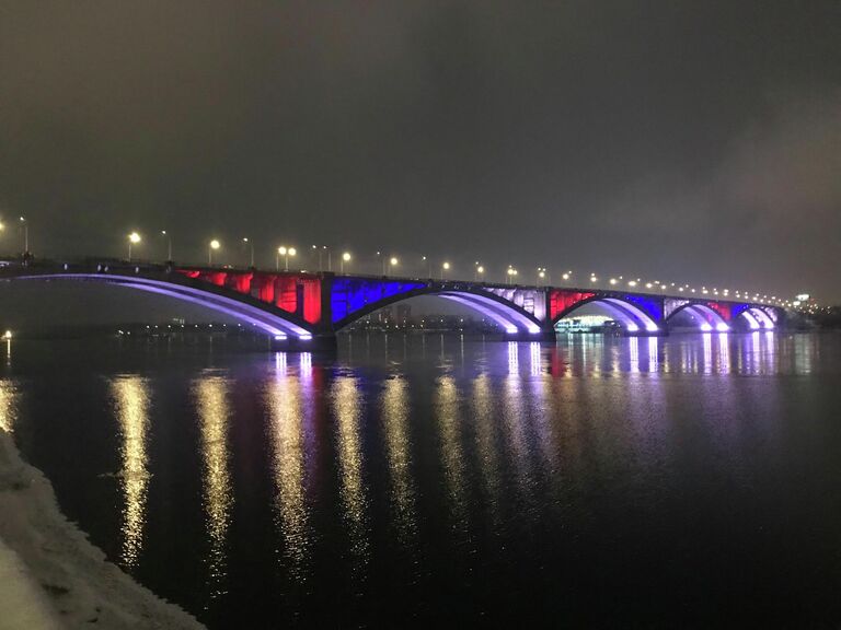 Коммунальный мост через Енисей