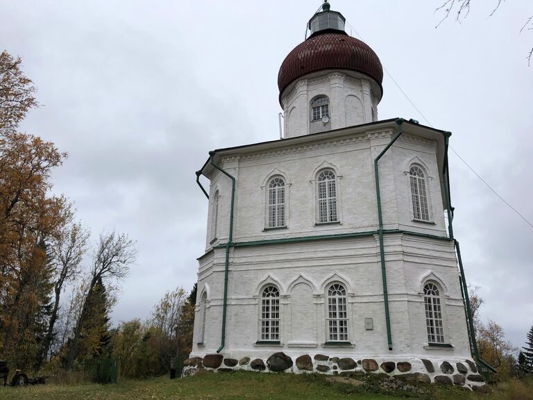 Вознесенская церковь-маяк на Секирной горе