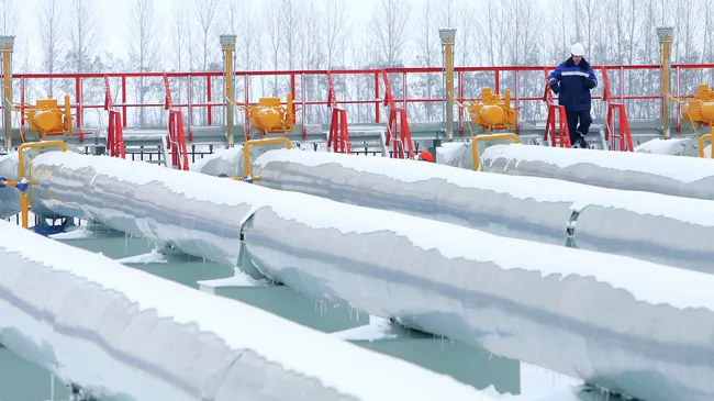 Транзит газа через ГИС Суджа