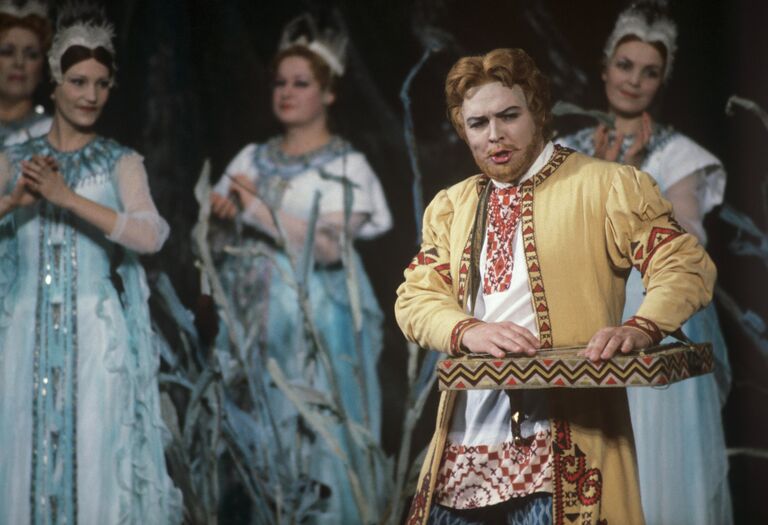 Сцена из оперы Садко в исполнении артистов Государственного академического Большого театра