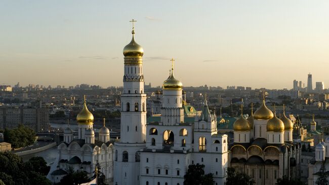 Вид на Москву со Спасской Башни