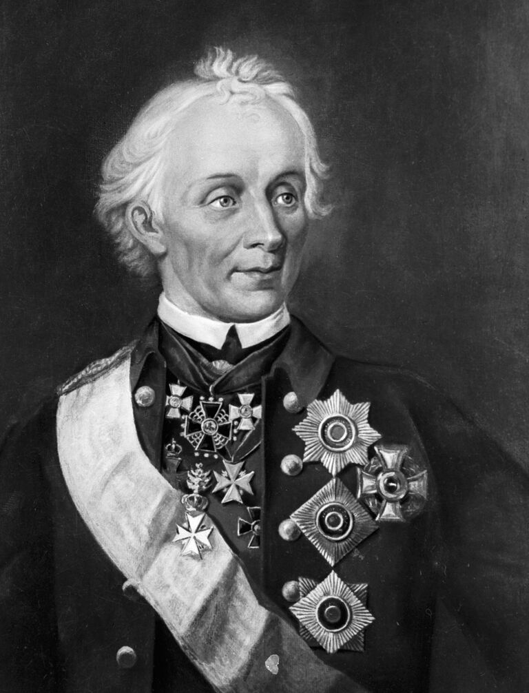 Портрет русского полководца Суворова работы Шмидта Портрет русского полководца Суворова работы Шмидта