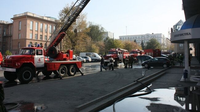 Пожар в Челябинске