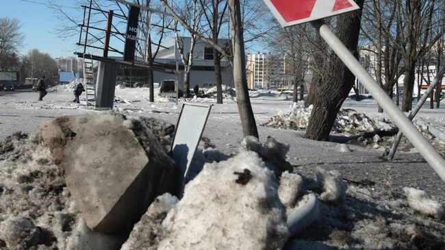 Место, где в ДТП погибла супруга Вячеслава Малафеева Марина