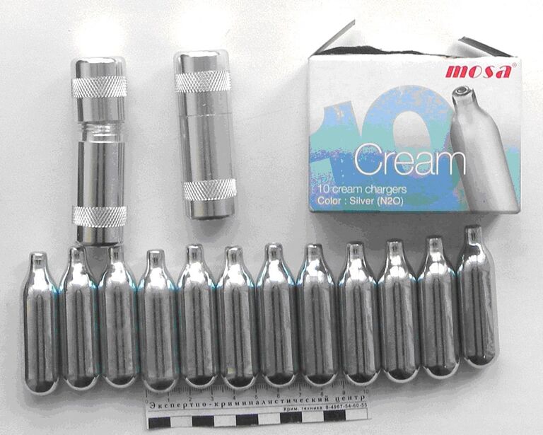 Веселящий газ изъят сотрудниками томской наркополиции 