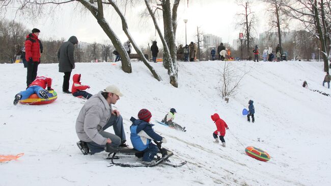 Зимний отдых москвичей