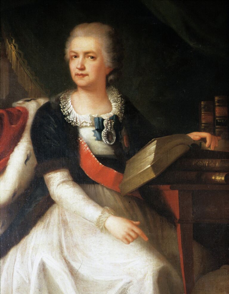 Портрет княгини Екатерины Дашковой работы неизвестного художника (18 в.)
