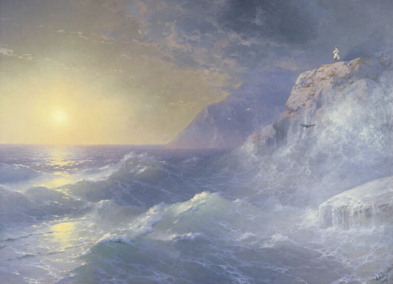 Картина Наполеон на острове Cв. Елены