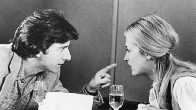 Дастин Хоффман и Мерил Стрип в фильме Крамер против Крамера (Kramer vs. Kramer), 1979