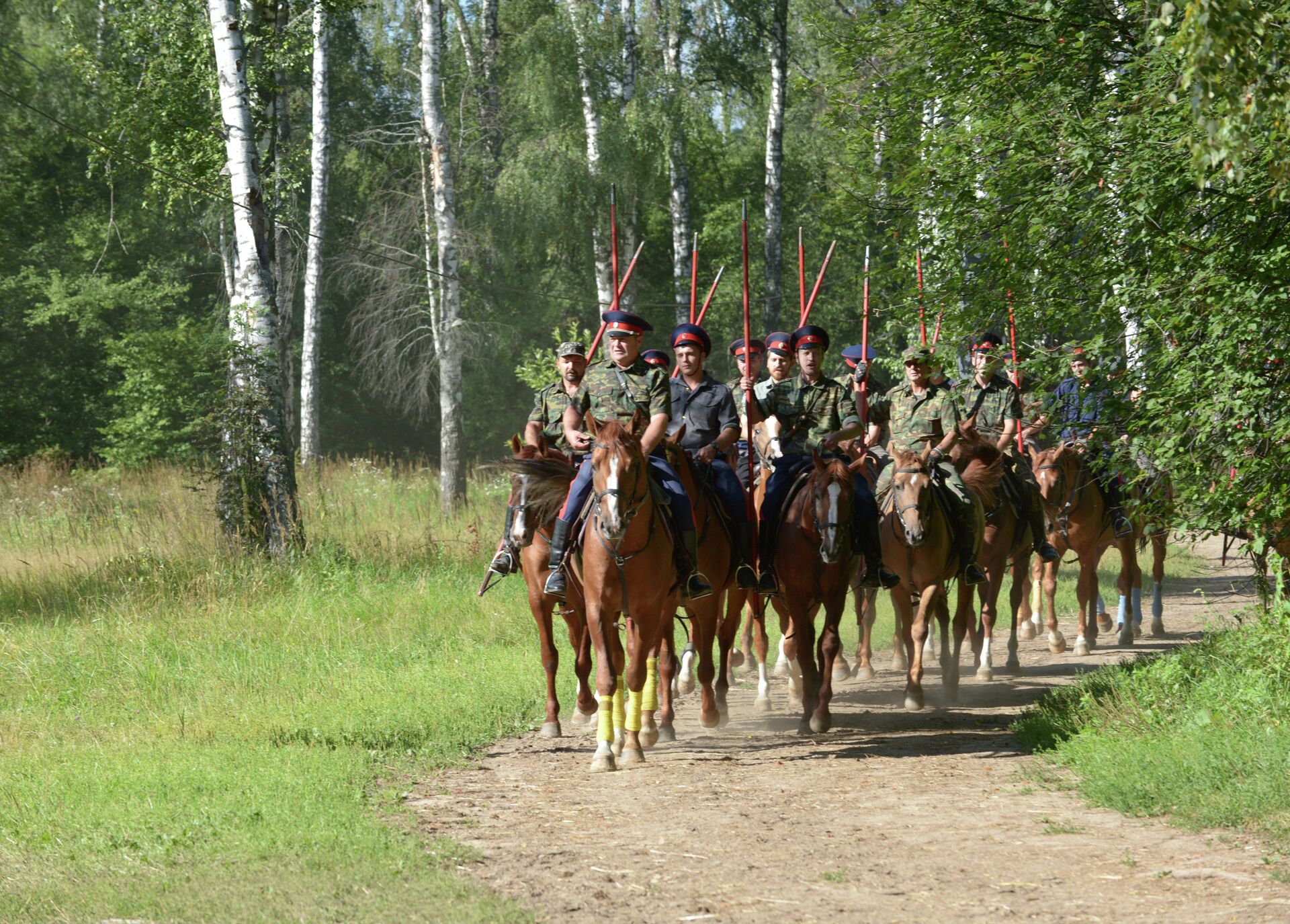 Подготовка к конному походу Москва-Париж по маршруту движения в 1812-1814 годов казачьих частей Москва – Париж - РИА Новости, 1920, 15.08.2021