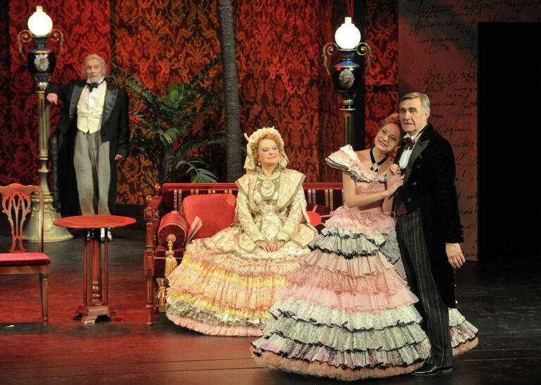 Репетиция спектакля Свадьба Кречинского