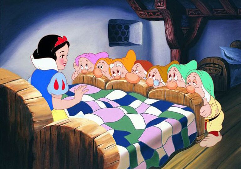 Кадр из мультфильма Белоснежка и семь гномов