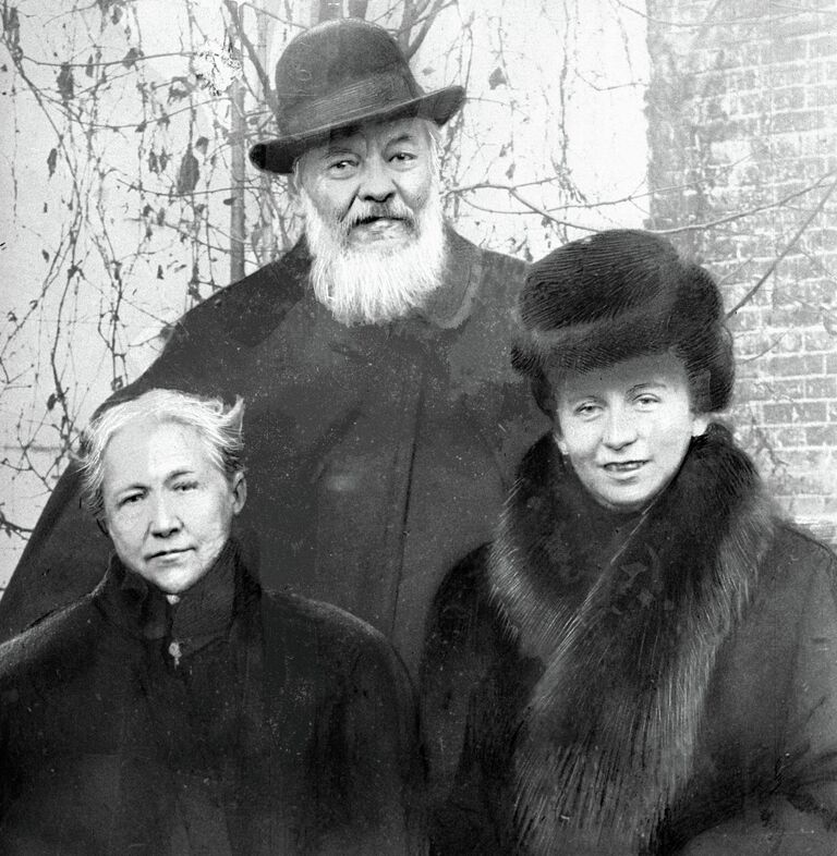Сеченов с женой и Неждановой
