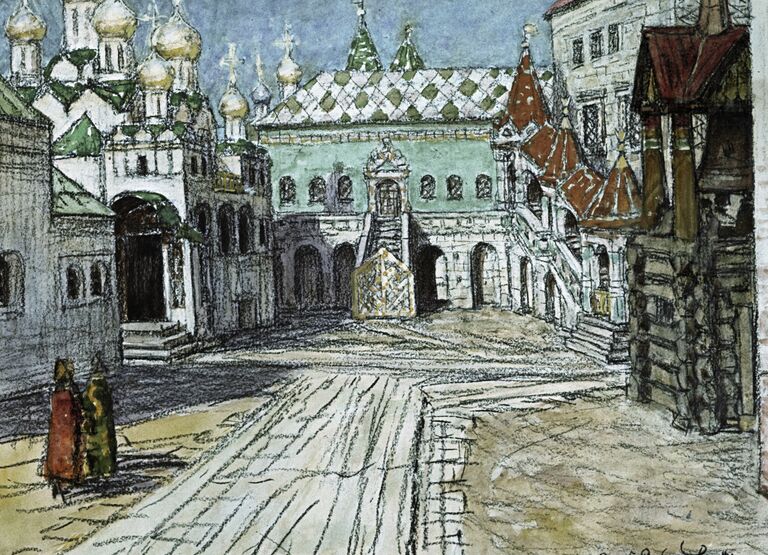 Картина Царская площадка в Кремле