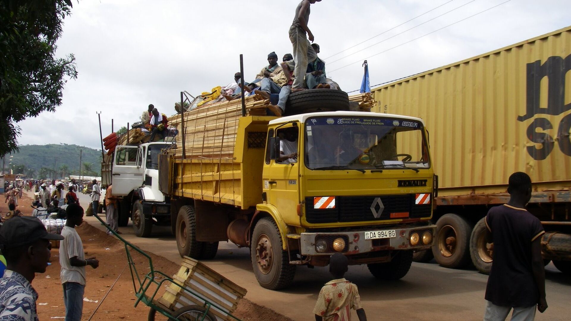 Жители столицы Центрально-Африканской республики (ЦАР) Банги. Архивное фото - РИА Новости, 1920, 13.07.2023