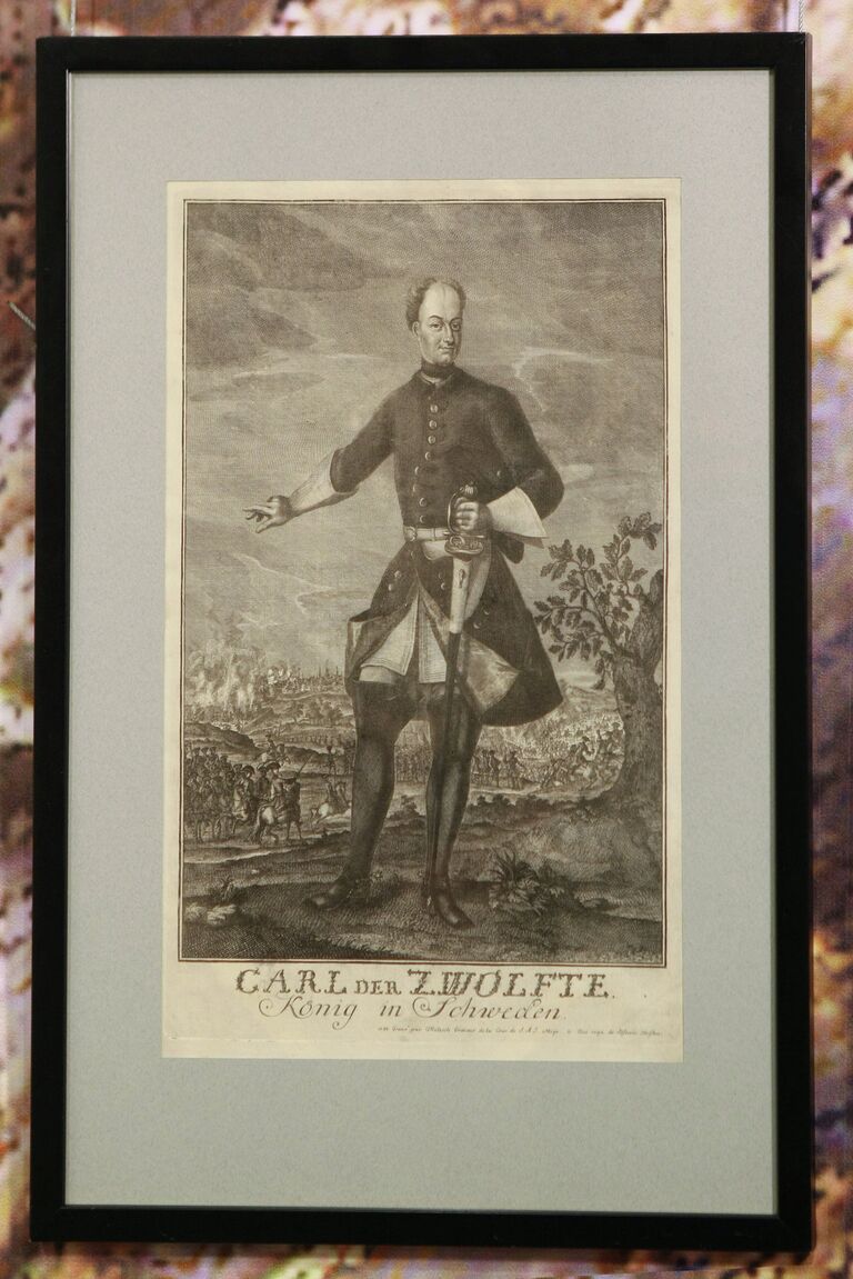 Гравюра Карл XII Гравюра Карл XII