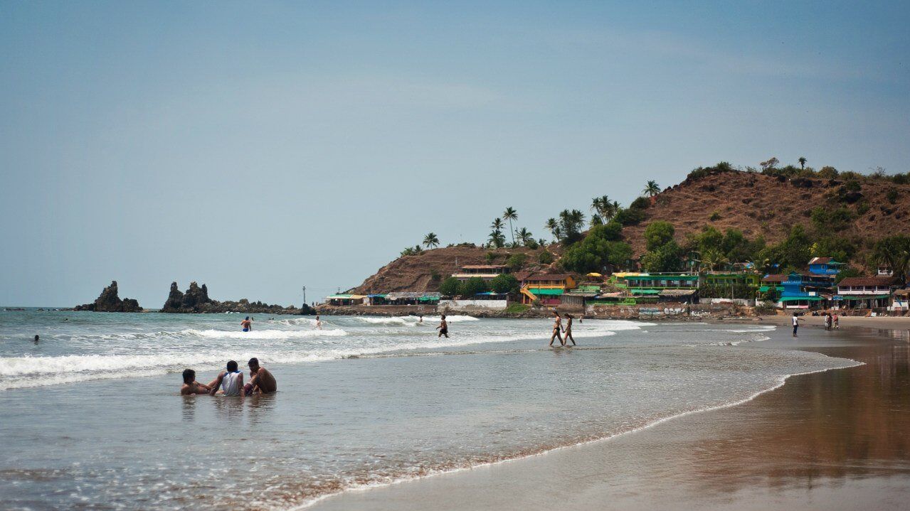 Туристы на пляже в Гоа, Индия  - РИА Новости, 1920, 21.02.2026