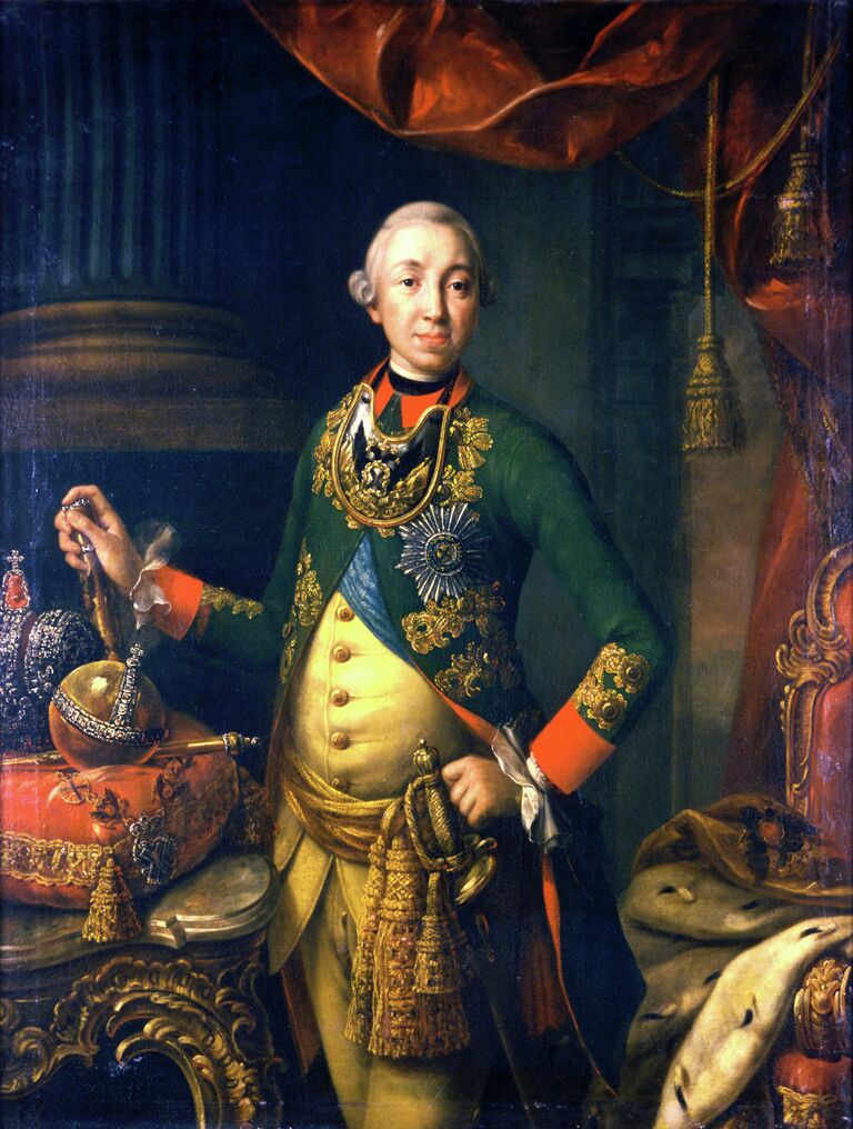 А.П.Антропов.Портрет Петра III