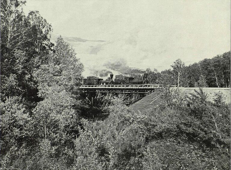 Мост на томской ветке Транссиба