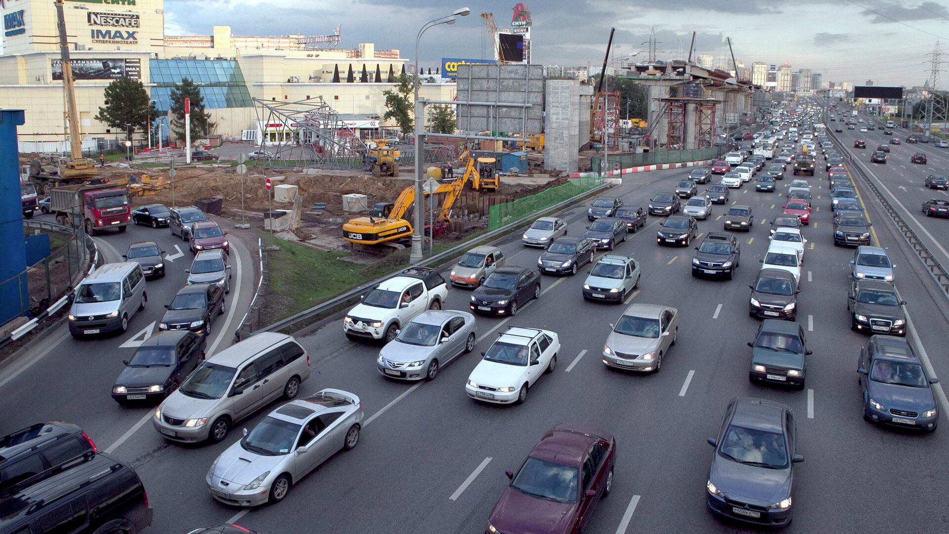 Пробка на Ленинградском шоссе в Москве - РИА Новости, 1920, 22.09.2023