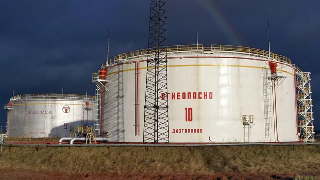 Часть российского предприятия Западтранснефтепродукт в Витебской области, занимающегося транспортировкой дизельного топлива западным потребителям 