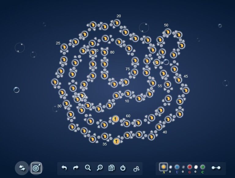 Головоломка в игре EteRNAbot