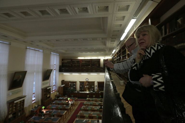 В Библиотеке Академии наук в Петербурге. Фото с места события