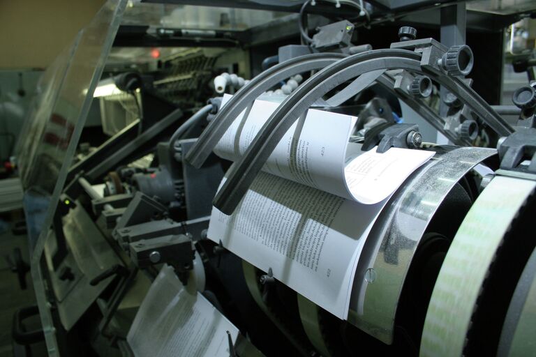 Работа типографии