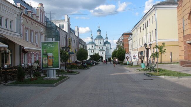 Вид на одну из улиц в городе Сумы. Архивное фото