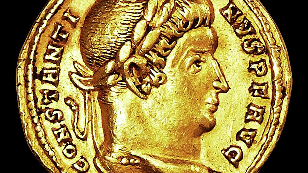 Римская империя, Константин I Великий (306-337 гг.), монета, 310-313 гг.  - РИА Новости, 1920, 31.03.2025